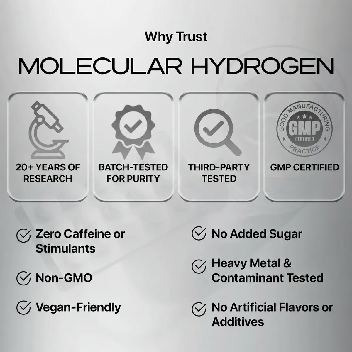 H2 Molecular Hydrogen Water