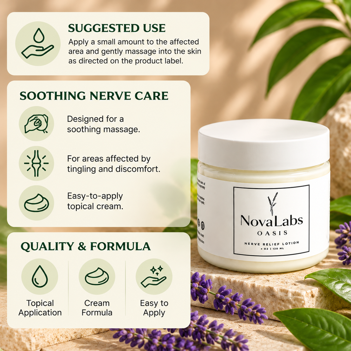 Hand Foot And Leg Soothing Repair Body Cream