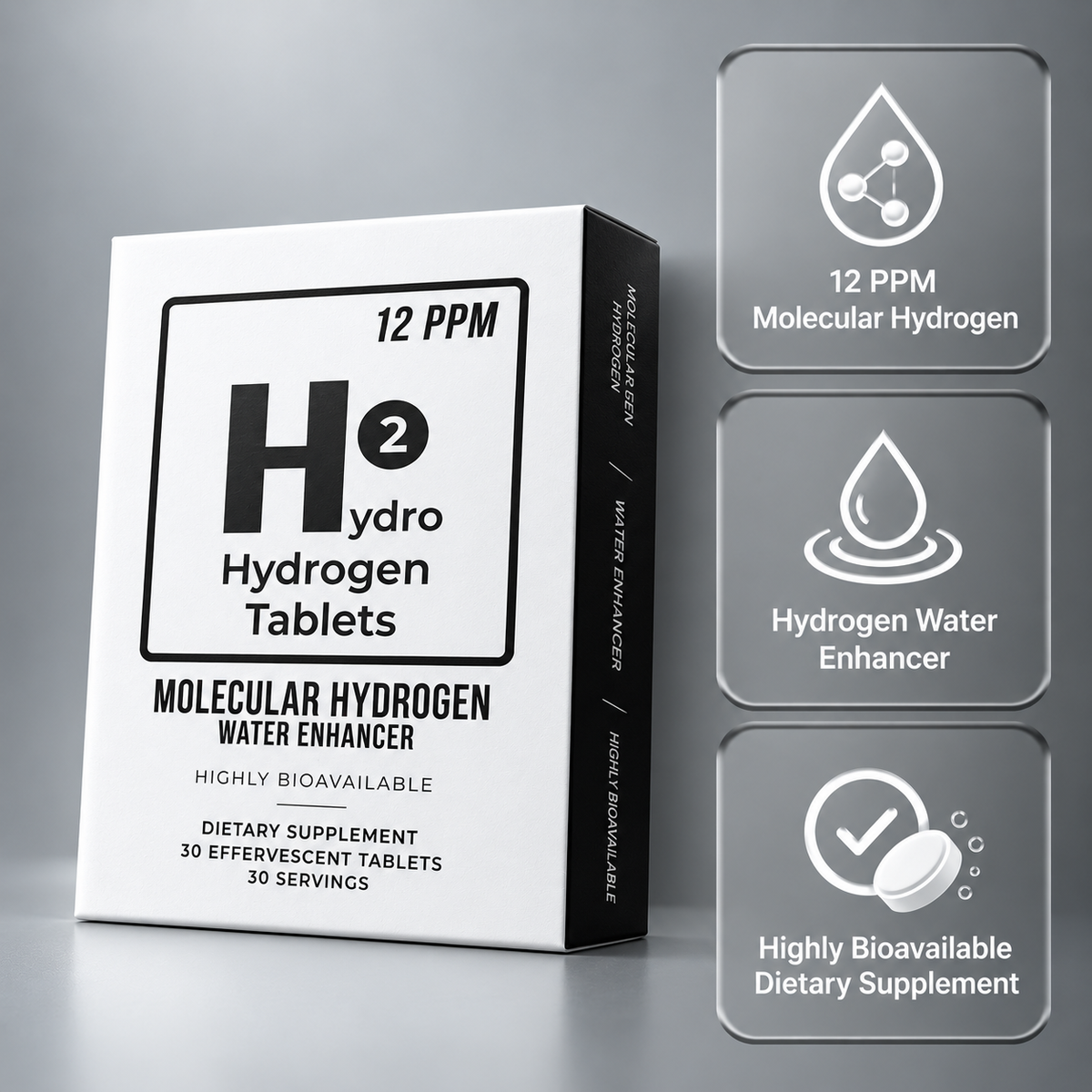 H2 Molecular Hydrogen Water